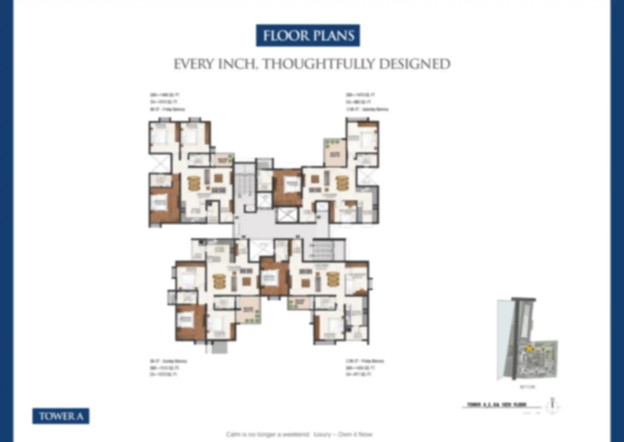 2 BHK – Floor Plan
